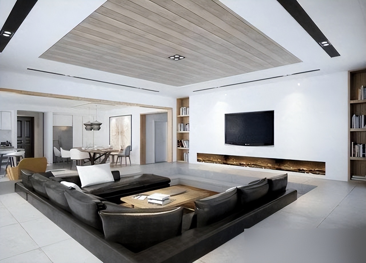 Tưởng chồng làm liều khi hạ sàn phòng khách 45 cm, ai ngờ lại tạo nên góc sống khiến ai đến cũng khen thông minh!- Ảnh 3.