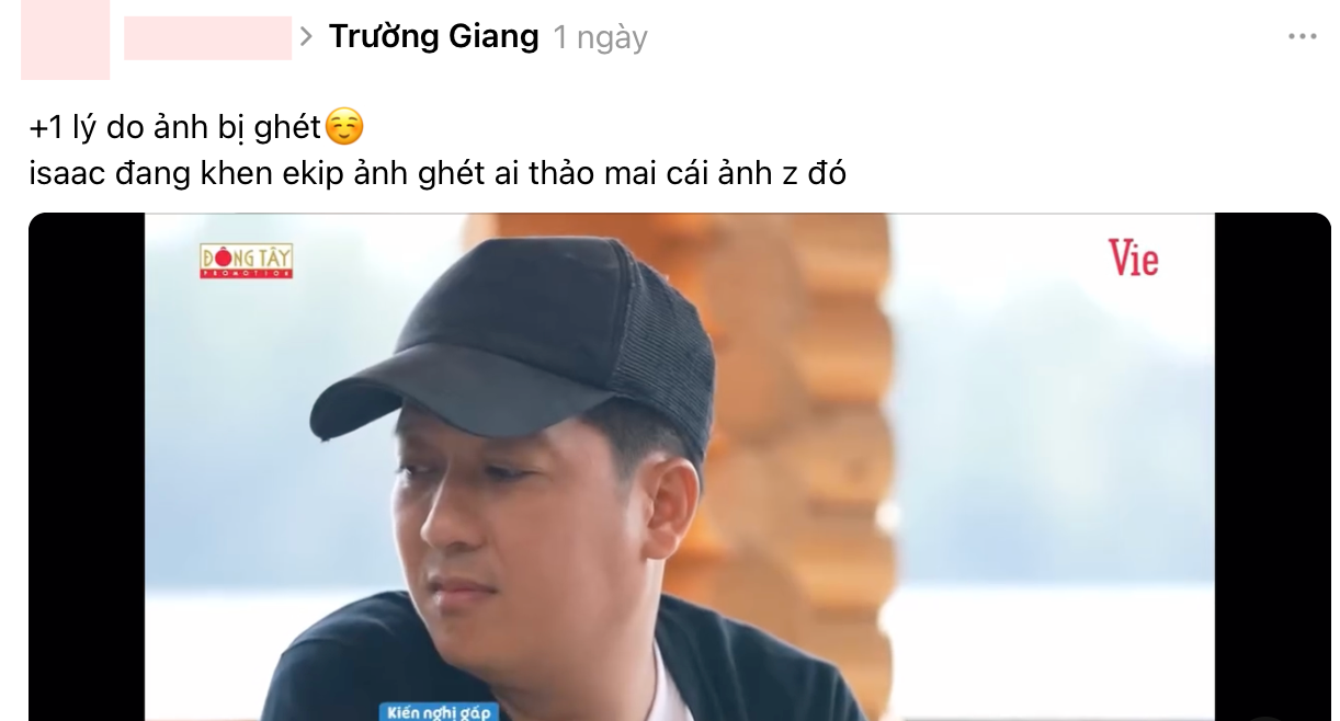 Lý do Trường Giang bị ghét- Ảnh 1. Lý do Trường Giang bị ghét- Ảnh 1.