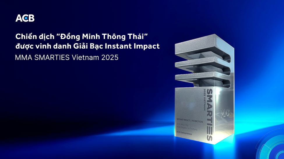 ACB vinh dự nhận giải bạc tại MMA SMARTIES Vietnam 2025 với chiến dịch “Đồng minh thông thái”- Ảnh 1.