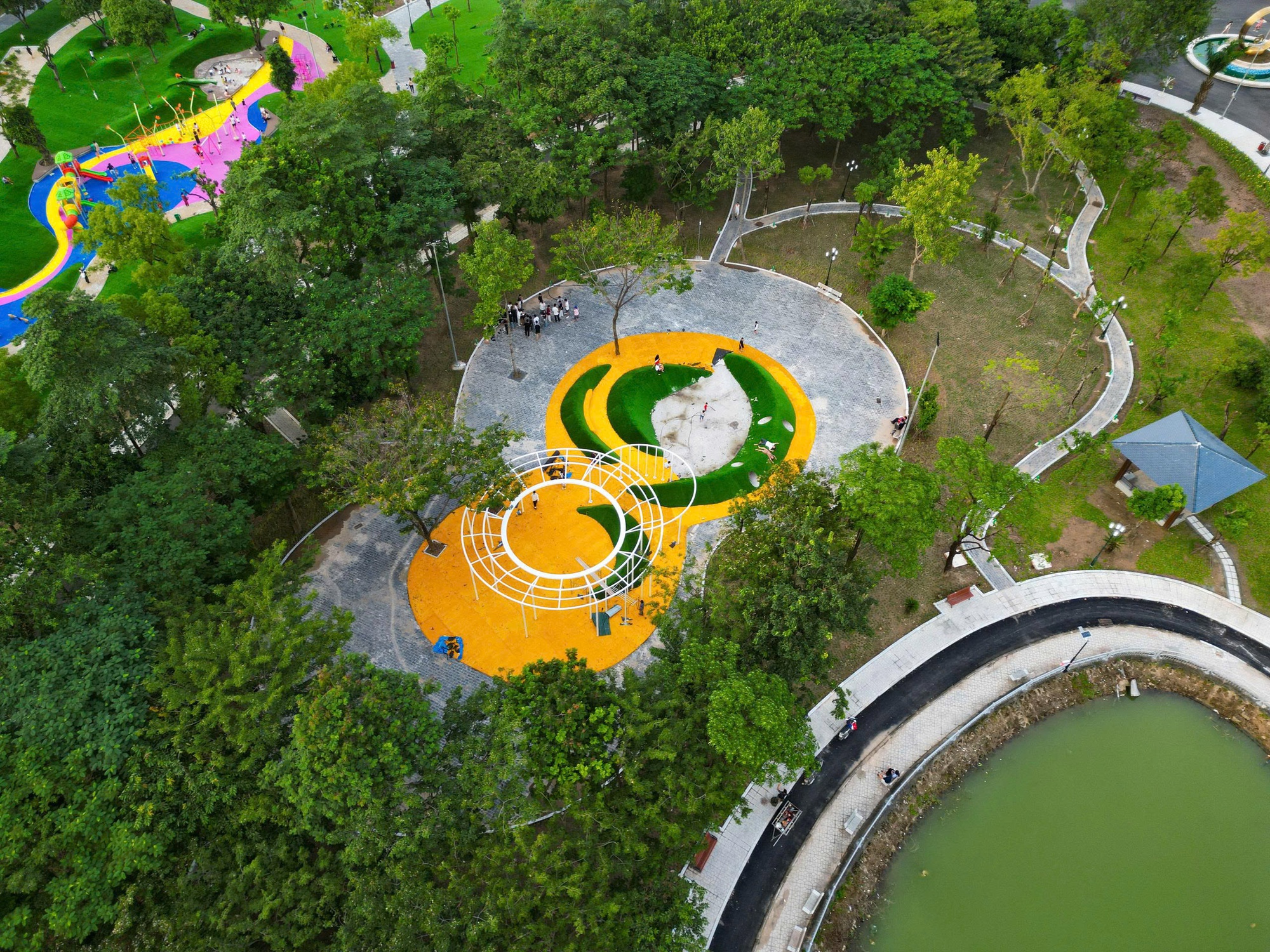 Hà Nội: Diện mạo mới công viên Cầu Giấy sau cải tạo- Ảnh 7.