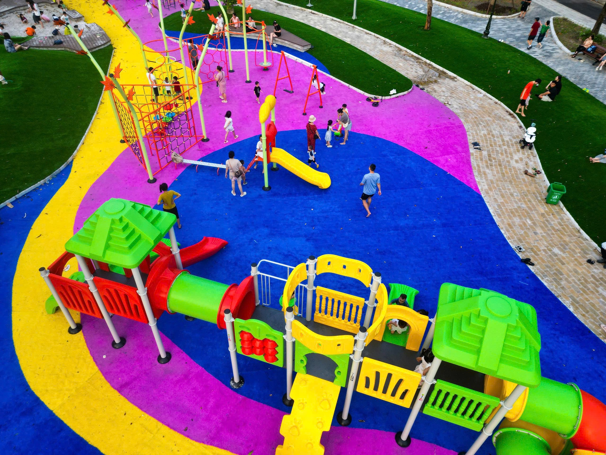 Hà Nội: Diện mạo mới công viên Cầu Giấy sau cải tạo- Ảnh 17.