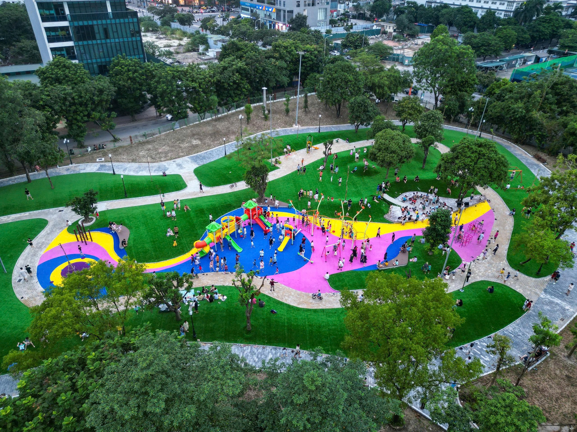 Hà Nội: Diện mạo mới công viên Cầu Giấy sau cải tạo- Ảnh 12.