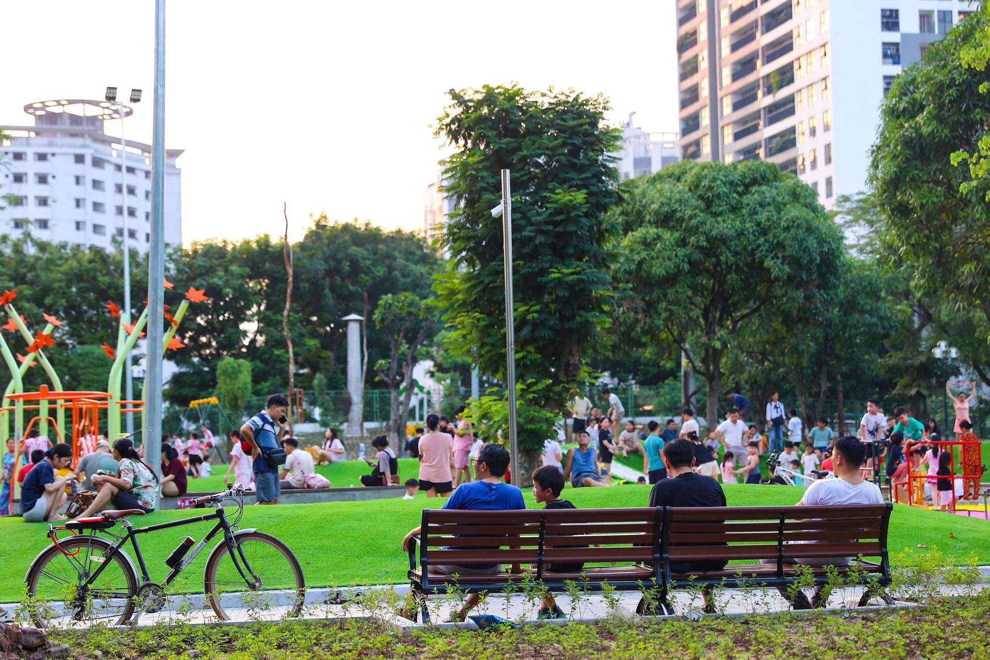 Hà Nội: Diện mạo mới công viên Cầu Giấy sau cải tạo- Ảnh 20.