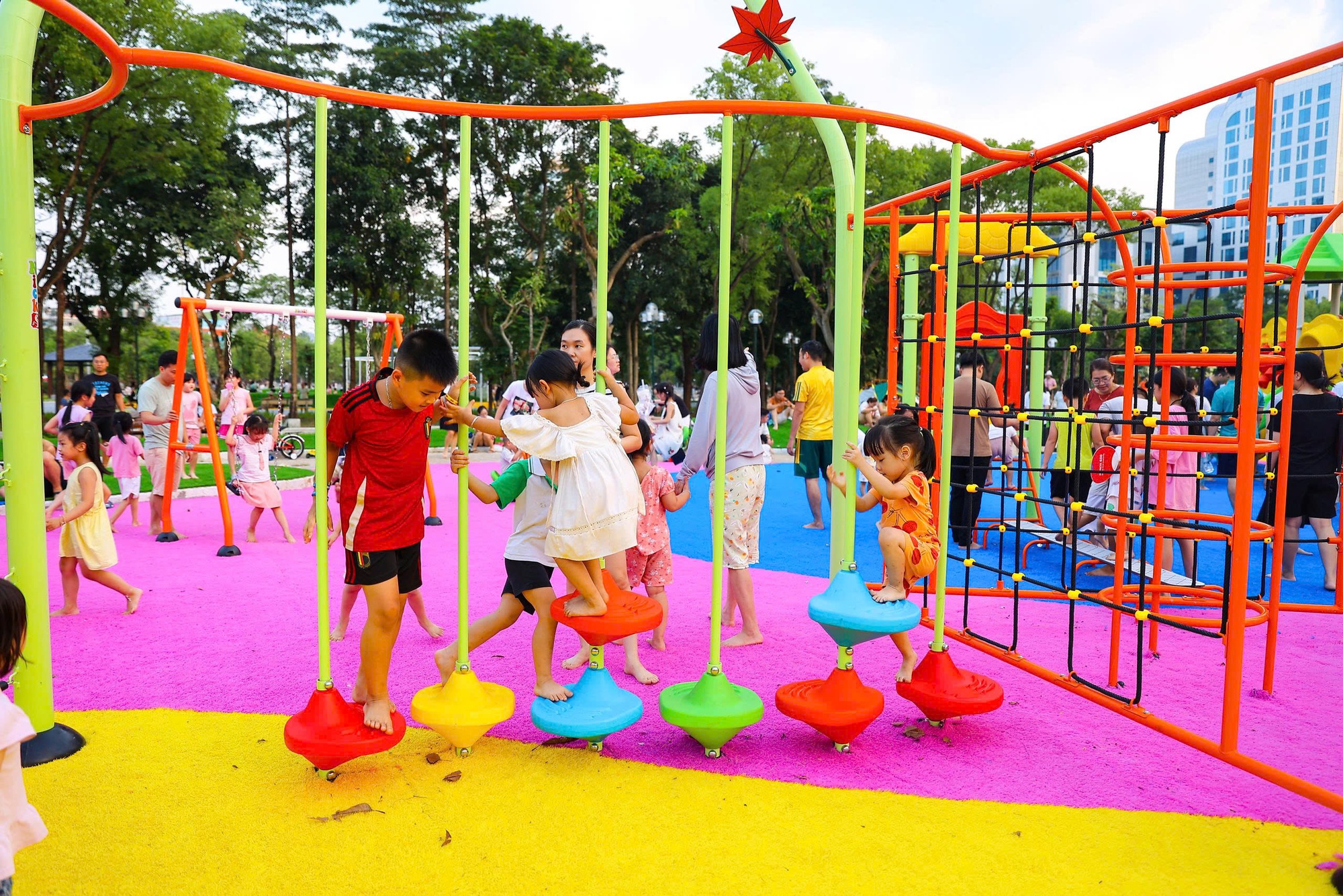 Hà Nội: Diện mạo mới công viên Cầu Giấy sau cải tạo- Ảnh 16.