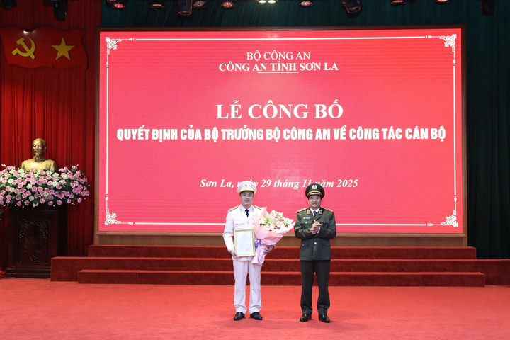 Trưởng phòng Trọng án Cục Cảnh sát Hình sự làm Phó Giám đốc Công an tỉnh Sơn La- Ảnh 1.