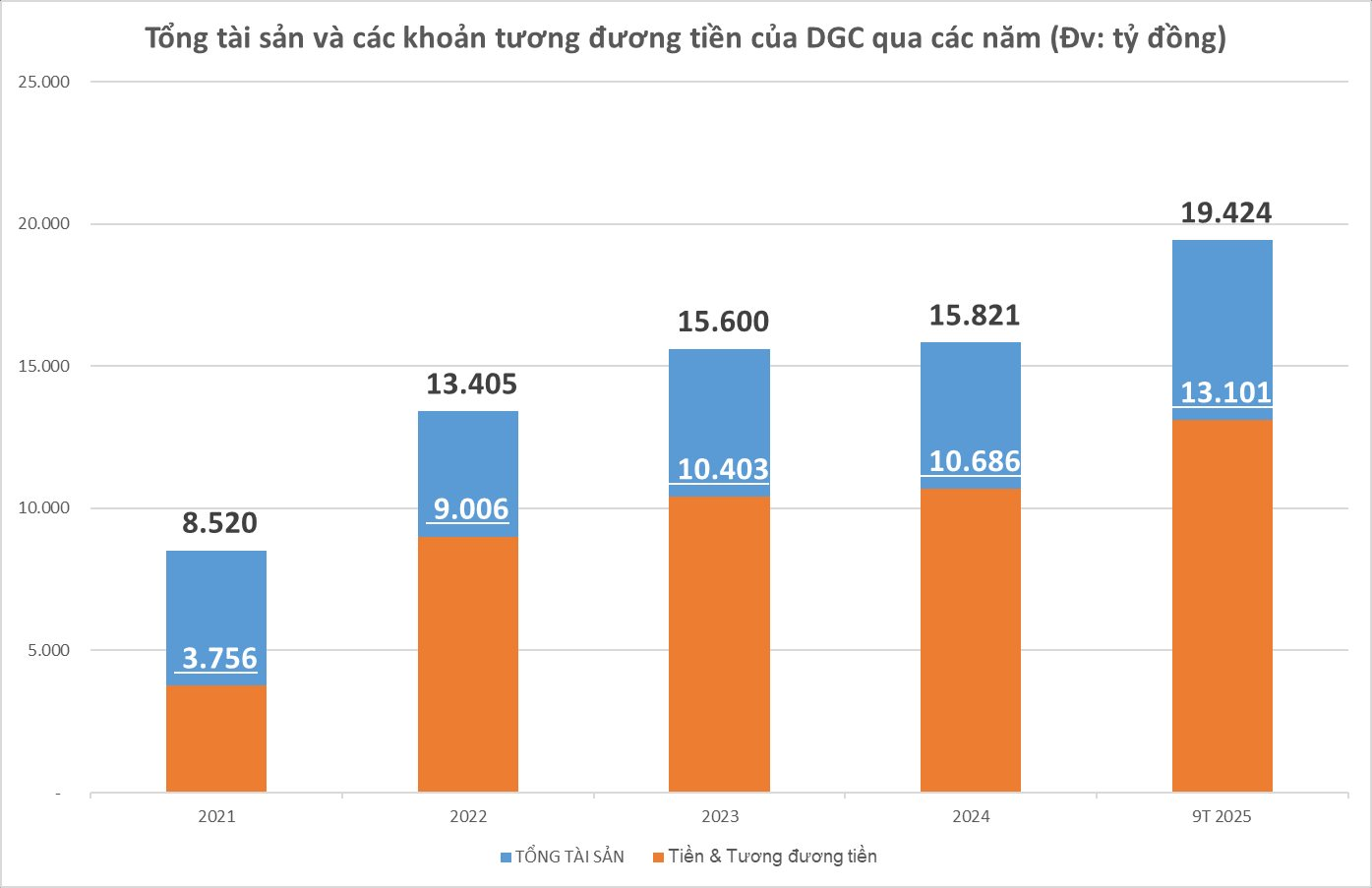 DGC nắm giữ 13.000 tỷ đồng tiền mặt: Bất động sản hay hóa chất mới là "át chủ bài" của ông vua phốt pho?- Ảnh 1.