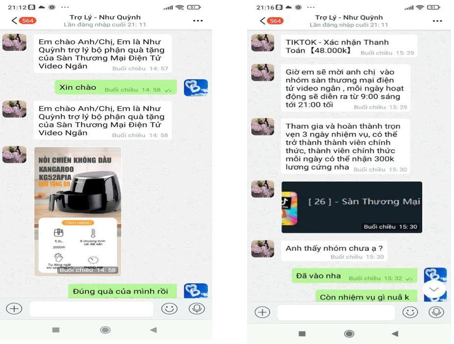Chat với “Trợ lý Như Quỳnh”, nhiều người dân bị dụ cài app lạ để nhận 68.000, 90.000, 150.000 đồng- Ảnh 4.