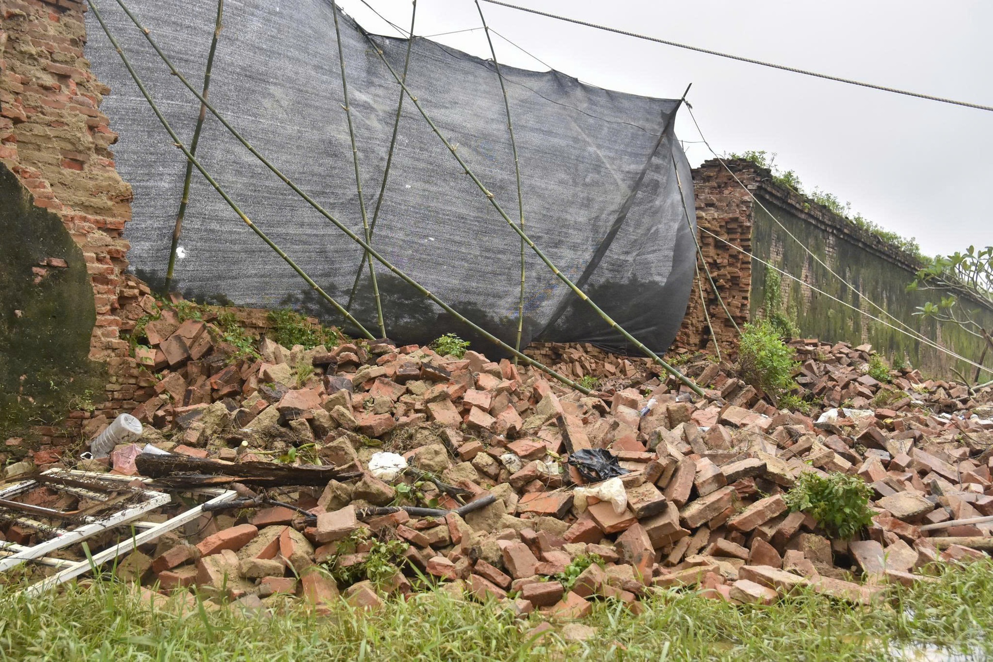 Giám đốc Trung tâm Bảo tồn Di tích Cố đô Huế tiết lộ hiện tượng trước khi tường Hoàng thành sập- Ảnh 2. Giám đốc Trung tâm Bảo tồn Di tích Cố đô Huế tiết lộ hiện tượng trước khi tường Hoàng thành sập- Ảnh 2.