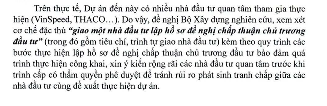 Bộ Tài chính đề xuất chỉ giao DA đường sắt cao tốc Bắc Nam cho một nhà đầu tư, nêu ý kiến về đề xuất có thể được vay vốn lãi suất 0%- Ảnh 1.