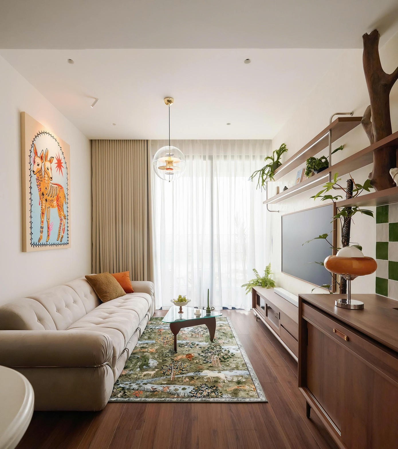 Căn hộ 100m2 dung hòa phong cách Mid-century và yếu tố bản địa- Ảnh 4.