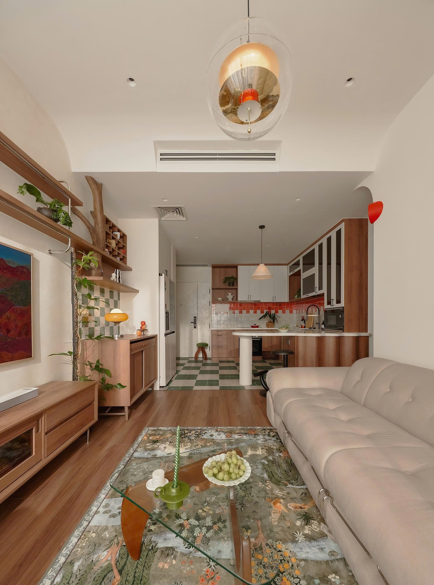 Căn hộ 100m2 dung hòa phong cách Mid-century và yếu tố bản địa- Ảnh 3.