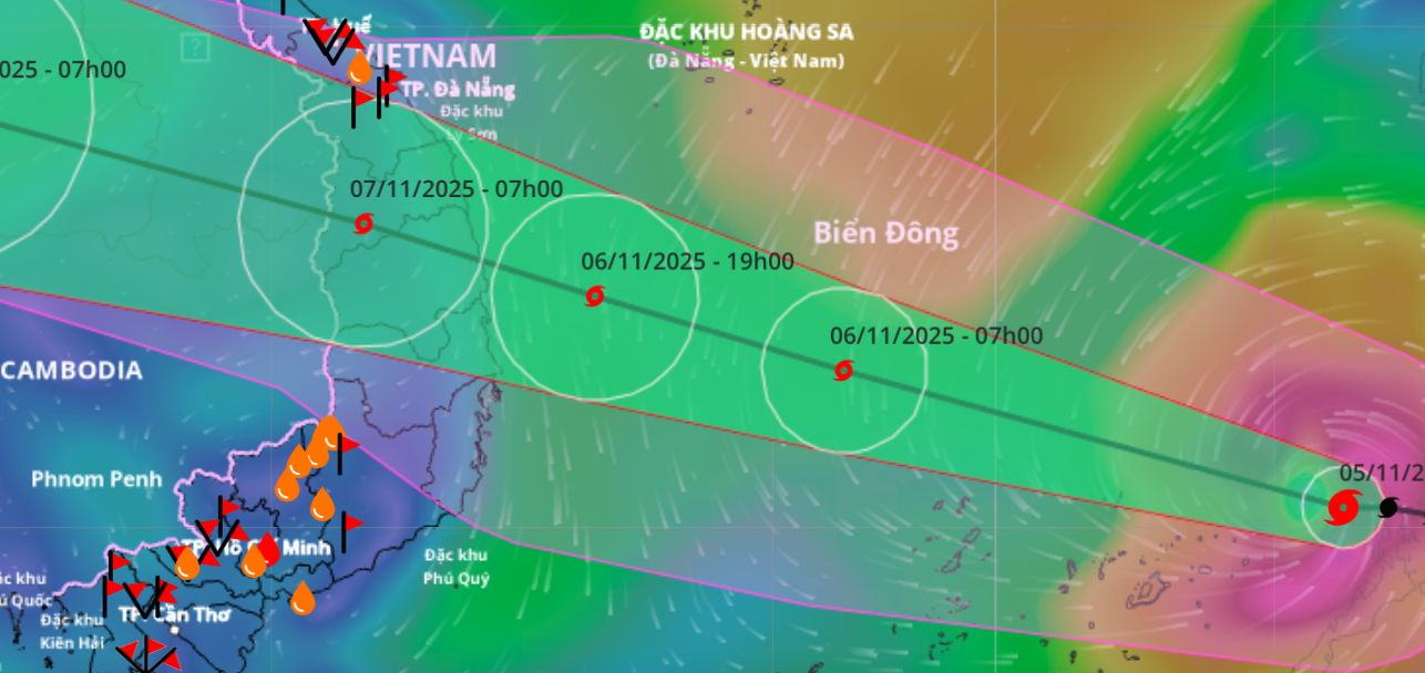Vì sao bão số 13 Kalmaegi dự báo mạnh thêm lên cấp 14, giật cấp 17 khi vào Biển Đông?- Ảnh 1. Vì sao bão số 13 Kalmaegi dự báo mạnh thêm lên cấp 14, giật cấp 17 khi vào Biển Đông?- Ảnh 1.
