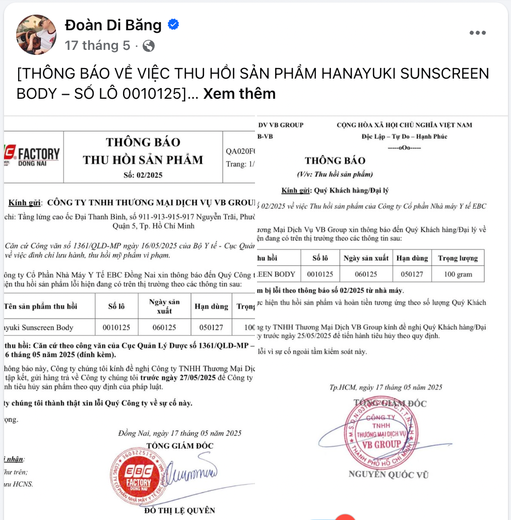 Thông báo nóng của Đoàn Di Băng- Ảnh 3.