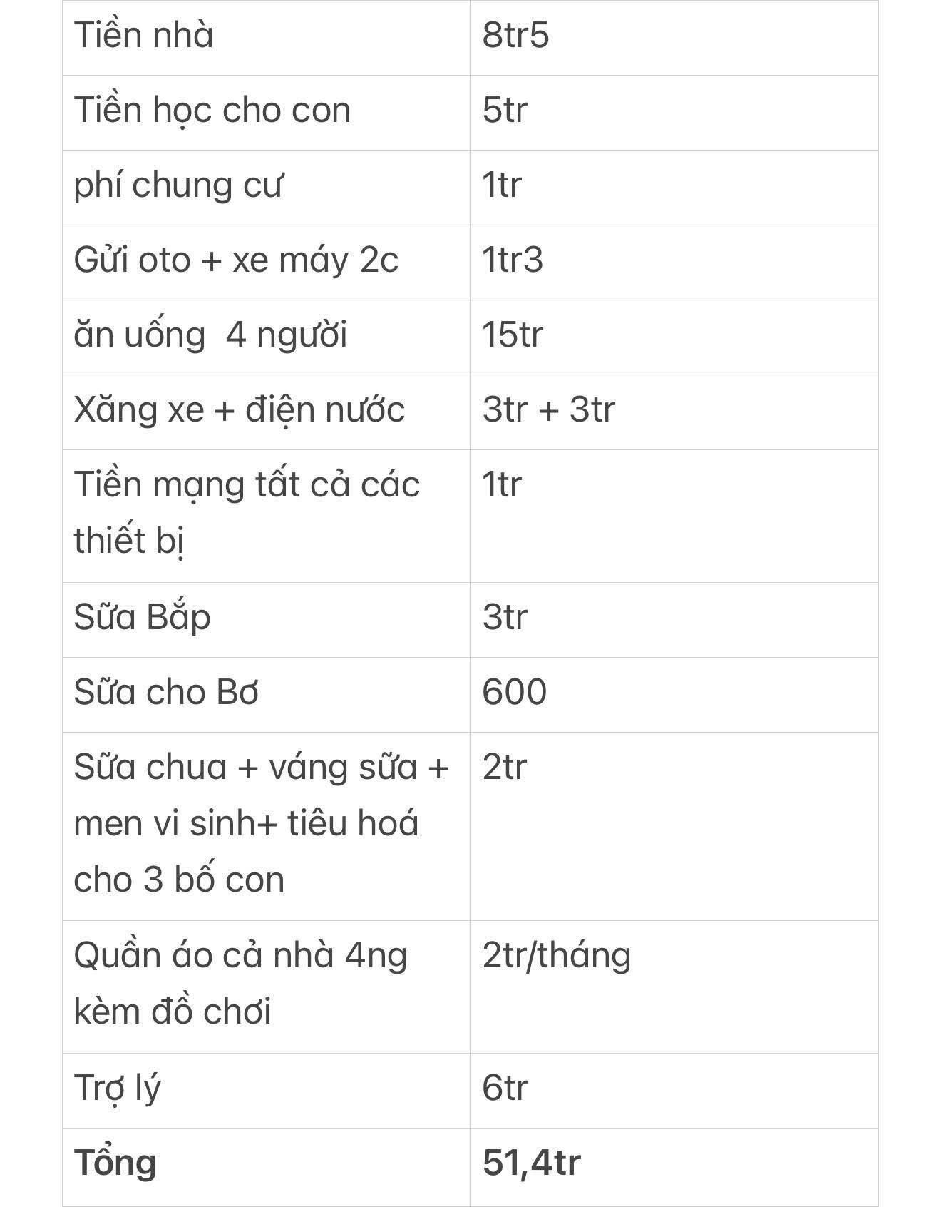 Cô vợ trẻ tâm sự: Sống ở Ocean Park, gia đình 4 người tiêu hơn 50 triệu/tháng mà vẫn thấy thiếu- Ảnh 2. Cô vợ trẻ tâm sự: Sống ở Ocean Park, gia đình 4 người tiêu hơn 50 triệu/tháng mà vẫn thấy thiếu- Ảnh 2.