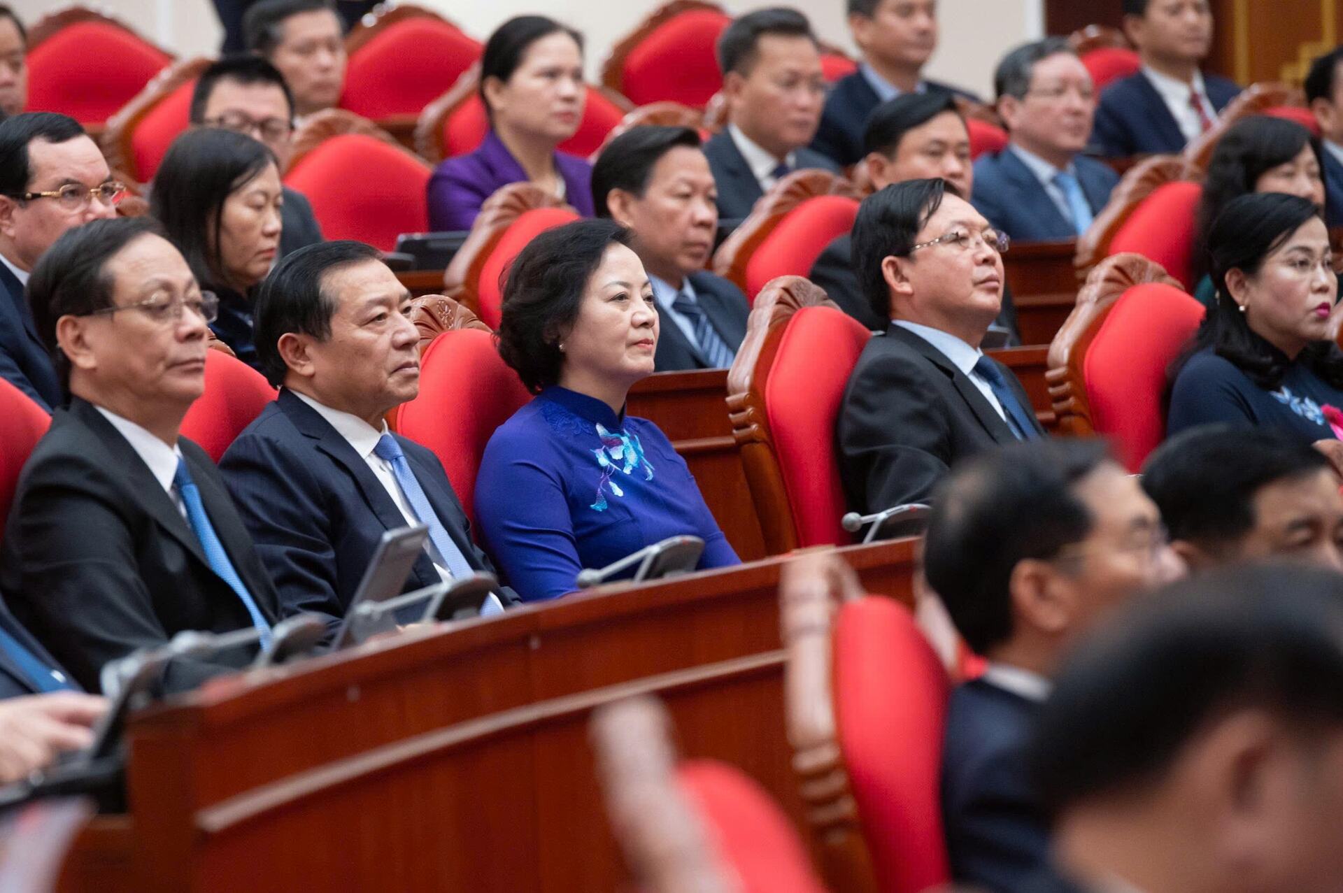 Toàn cảnh bế mạc Hội nghị lần thứ 14 Ban Chấp hành Trung ương Đảng khóa XIII- Ảnh 10.