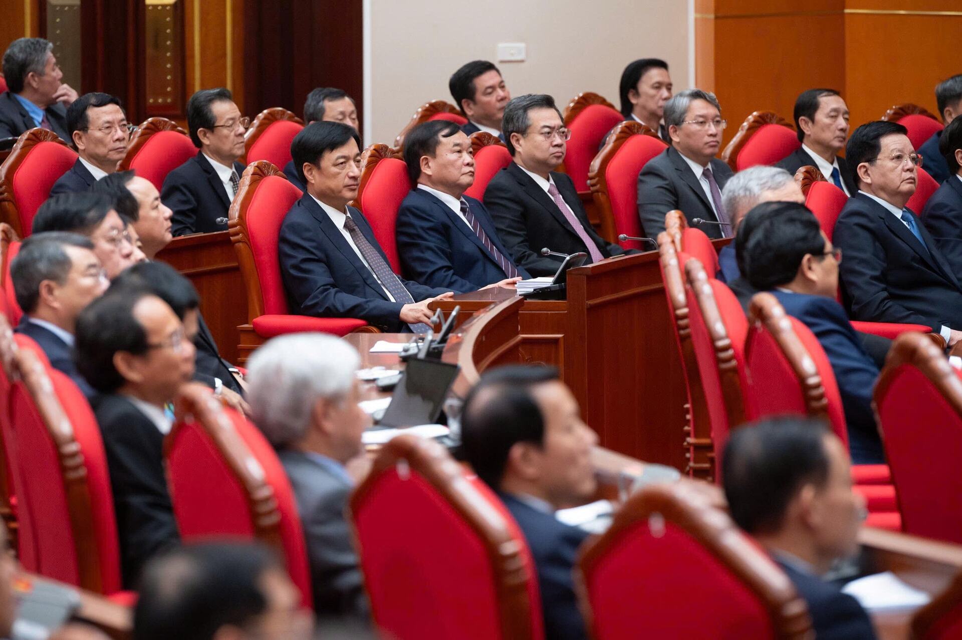 Toàn cảnh bế mạc Hội nghị lần thứ 14 Ban Chấp hành Trung ương Đảng khóa XIII- Ảnh 7.