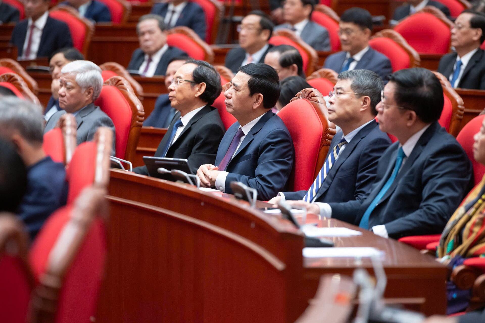 Toàn cảnh bế mạc Hội nghị lần thứ 14 Ban Chấp hành Trung ương Đảng khóa XIII- Ảnh 9.