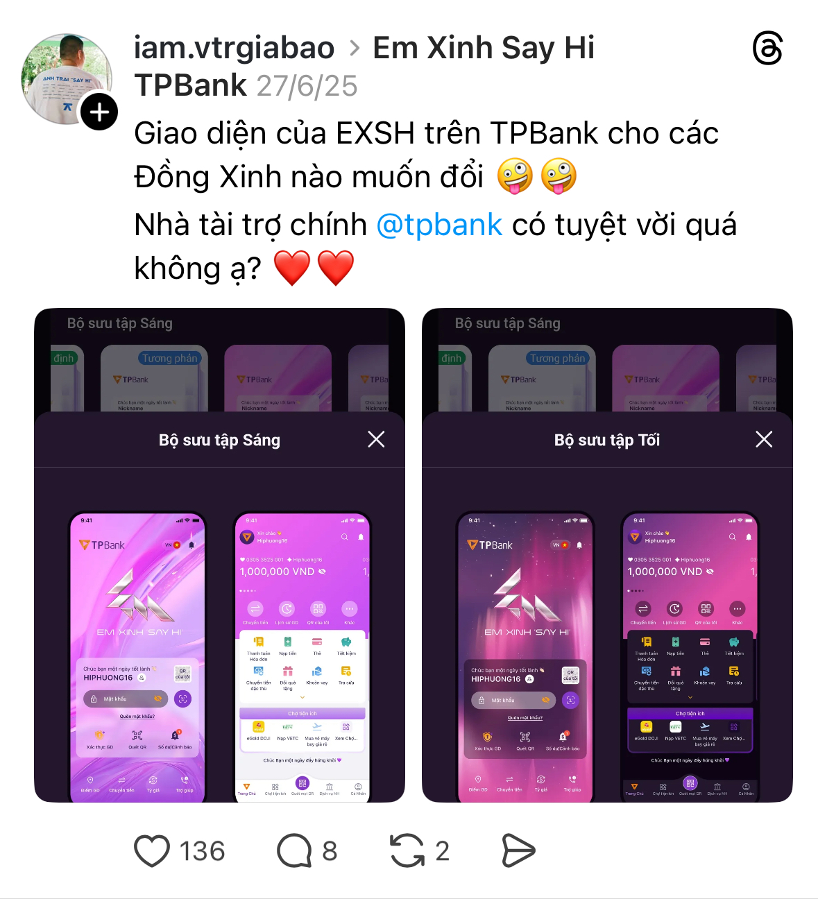 "Em Xinh Say App Đỉnh" giúp TPBank tăng tốc: Thương hiệu chạm cảm xúc, kinh doanh bứt phá- Ảnh 2. "Em Xinh Say App Đỉnh" giúp TPBank tăng tốc: Thương hiệu chạm cảm xúc, kinh doanh bứt phá- Ảnh 2.