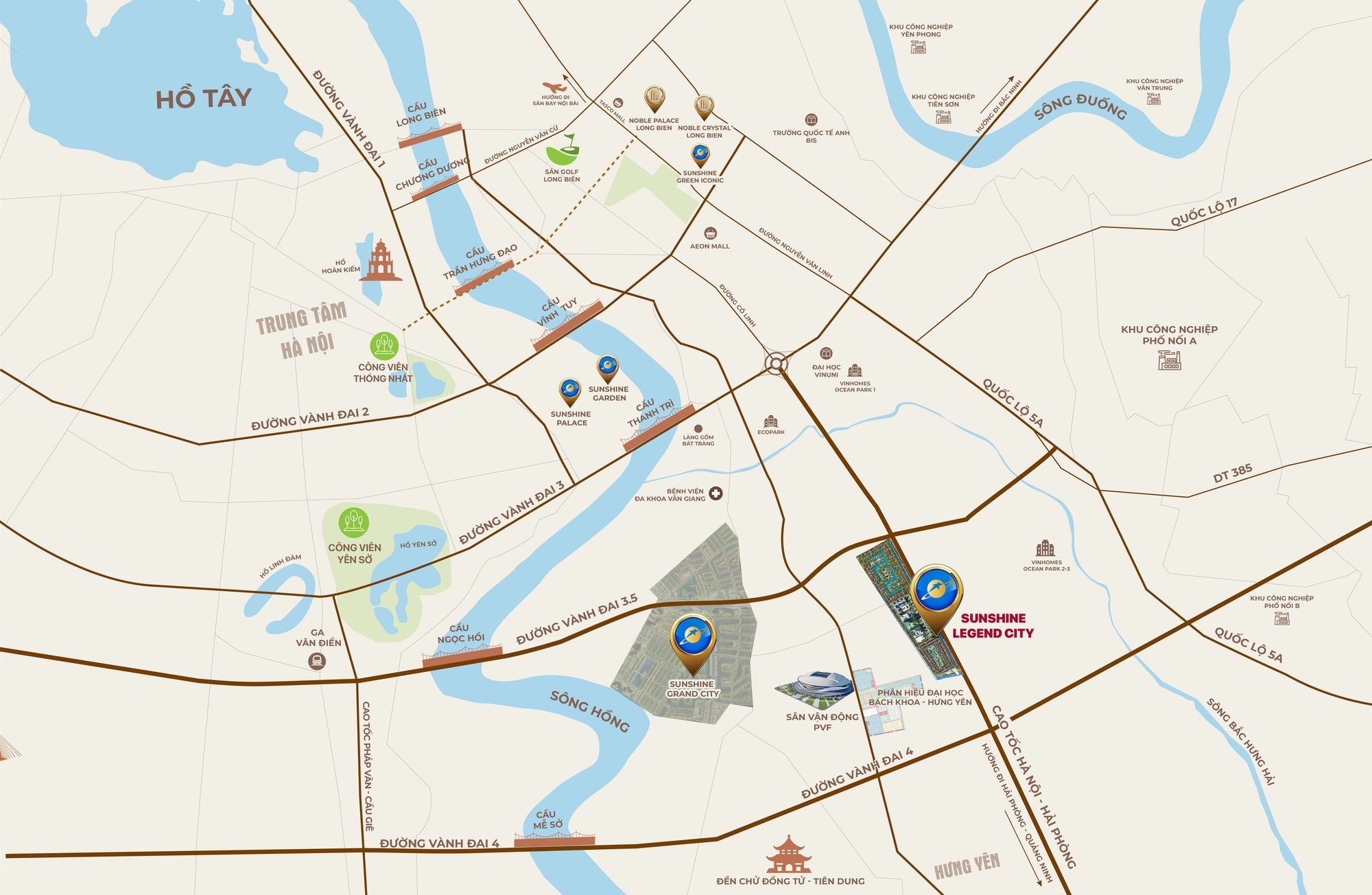 Hạ tầng khu Đông Hạ tầng khu Đông