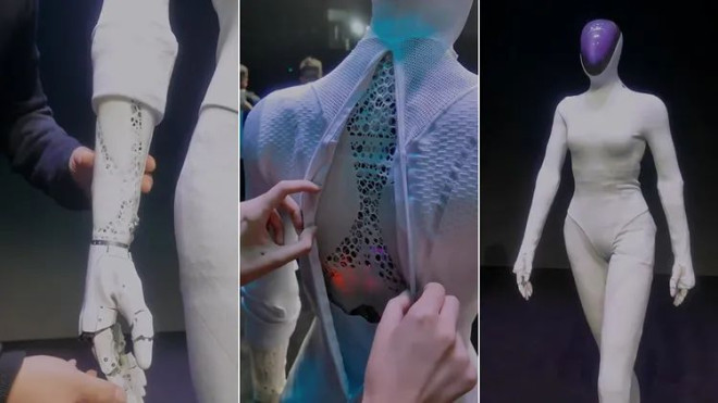 Robot Trung Quốc đi lại mượt mà, bị nghi do người thật Robot Trung Quốc đi lại mượt mà, bị nghi do người thật