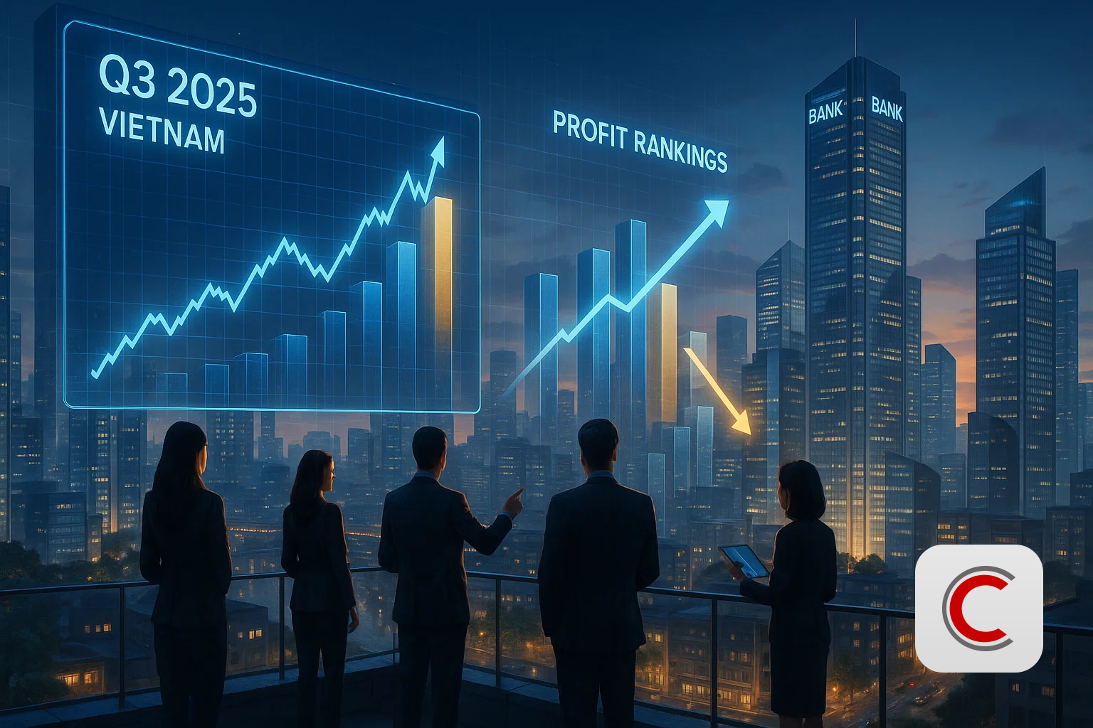 Biến động lớn trên bảng xếp hạng lợi nhuận ngân hàng quý 3/2025: VietinBank mất ngôi quán quân, VPBank trở lại top 3, một nhà băng tăng 26 lần- Ảnh 1. Biến động lớn trên bảng xếp hạng lợi nhuận ngân hàng quý 3/2025: VietinBank mất ngôi quán quân, VPBank trở lại top 3, một nhà băng tăng 26 lần- Ảnh 1.