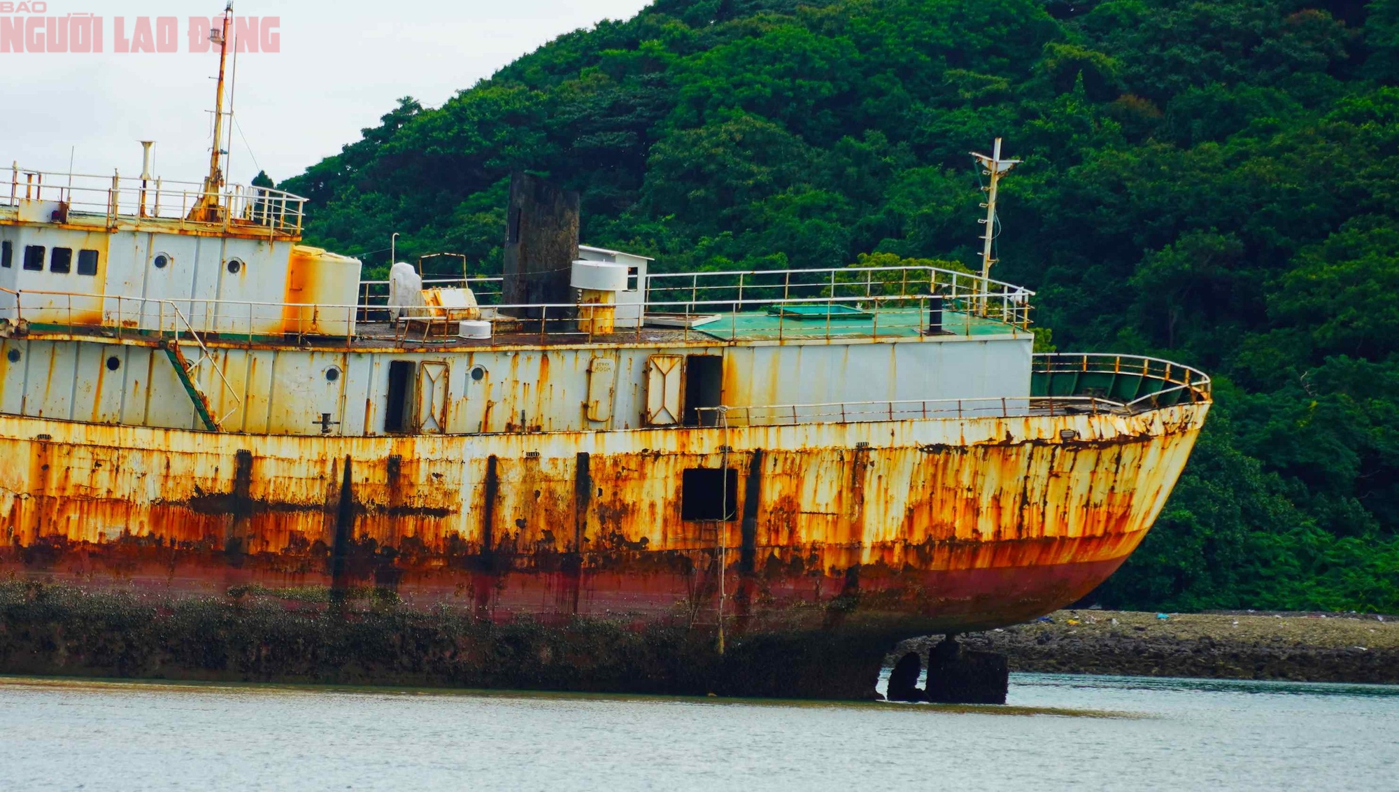 Tàu "Sheng Li" rời Côn Đảo, khép lại hành trình con tàu bỏ hoang từng gây sốt mạng xã hội- Ảnh 4. Tàu "Sheng Li" rời Côn Đảo, khép lại hành trình con tàu bỏ hoang từng gây sốt mạng xã hội- Ảnh 4.