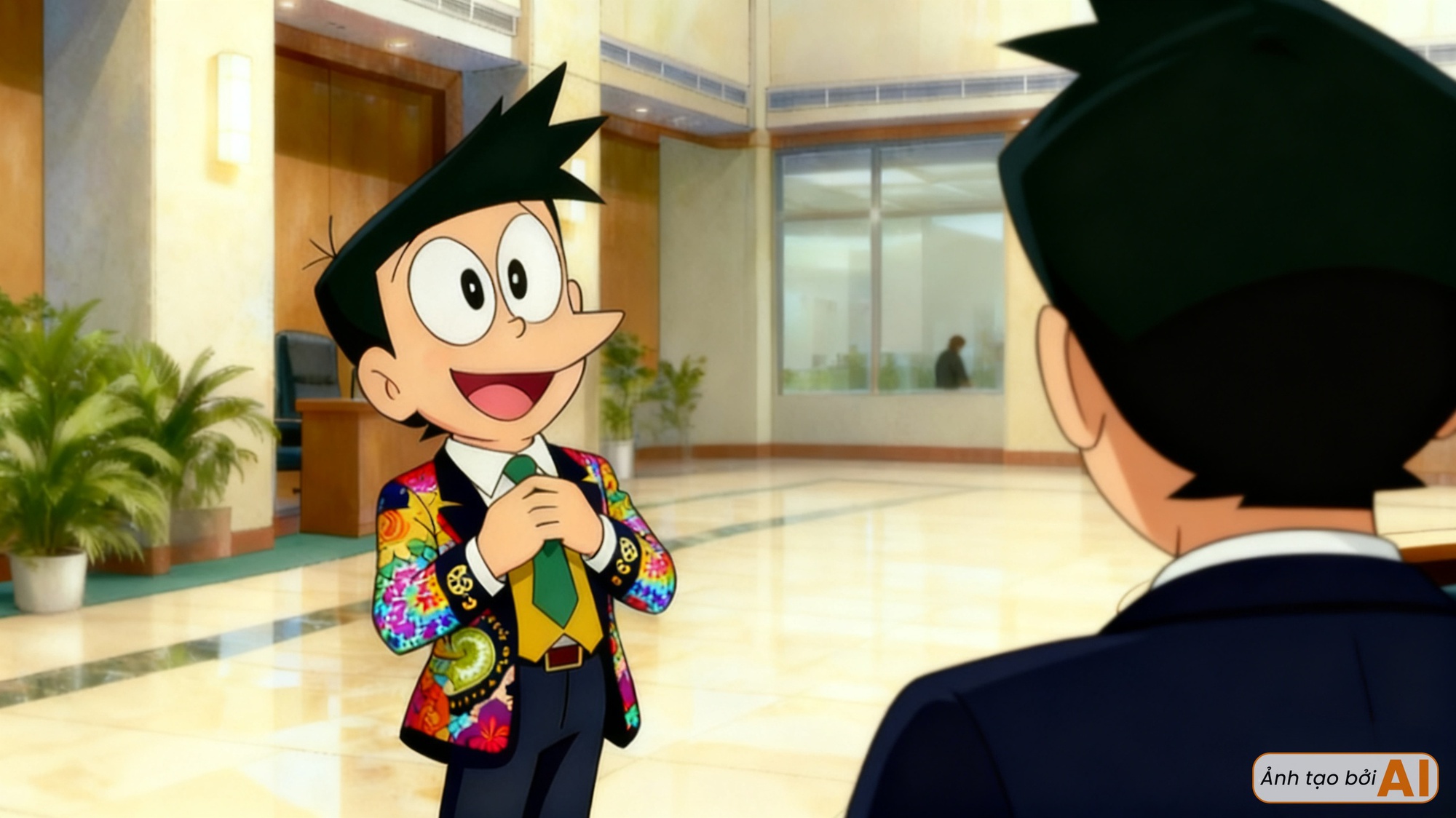 Nếu nhóm bạn Doraemon đi phỏng vấn xin việc: Nobita lại đến muộn, nhân vật tỏa sáng và đậu đầu tiên thì quá dễ đoán!- Ảnh 4.