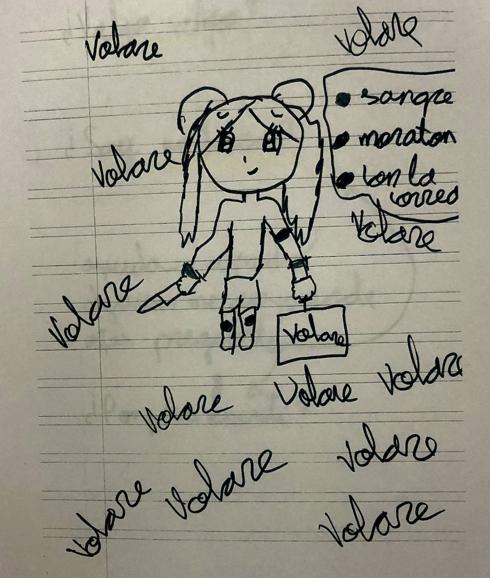 Cô bé 11 tuổi vẽ tranh trong vở bài tập, vừa nhìn thấy giáo viên đã lập tức báo cảnh sát- Ảnh 1.