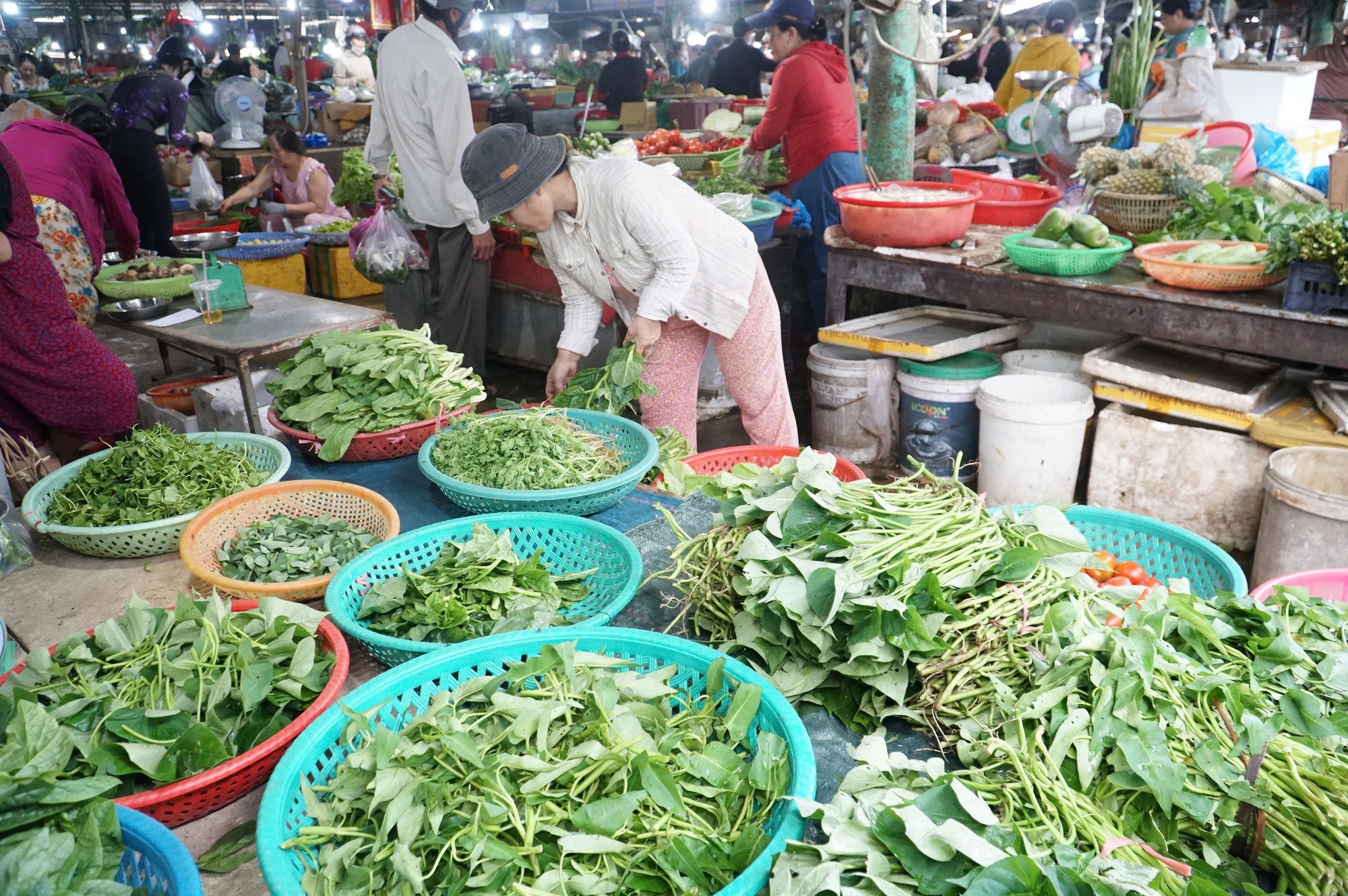 Rau xanh tại Đà Nẵng khan hiếm, giá tăng gấp 2–3 lần- Ảnh 2. Rau xanh tại Đà Nẵng khan hiếm, giá tăng gấp 2–3 lần- Ảnh 2.