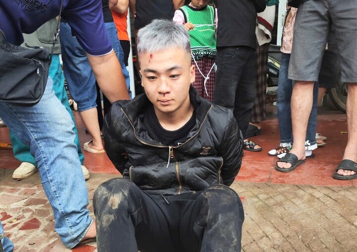 Danh tính nghi phạm cướp tiệm vàng ở Thái Nguyên- Ảnh 1.