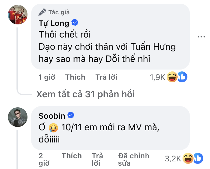 Tự Long “báo hại” SOOBIN- Ảnh 1. Tự Long “báo hại” SOOBIN- Ảnh 1.