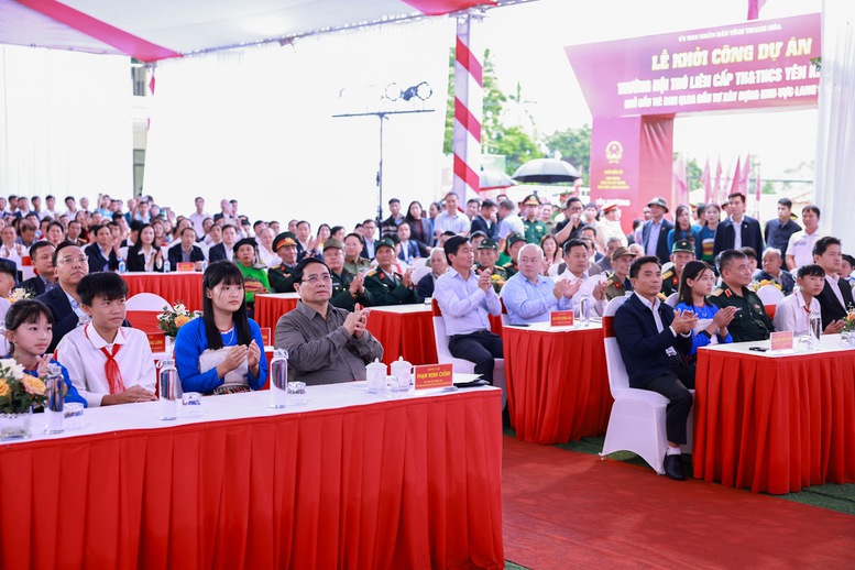TỔNG THUẬT: Khởi công xây dựng các trường phổ thông nội trú tại các xã biên giới đất liền- Ảnh 2.