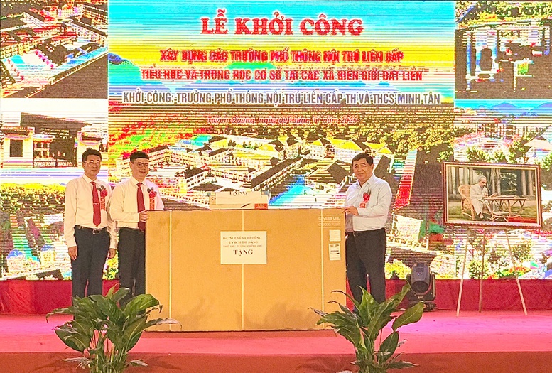 TỔNG THUẬT: Khởi công xây dựng các trường phổ thông nội trú tại các xã biên giới đất liền- Ảnh 23.