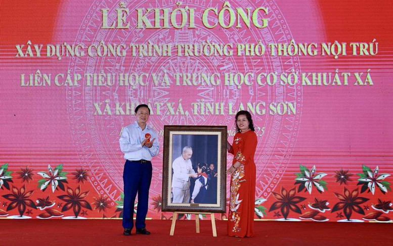 TỔNG THUẬT: Khởi công xây dựng các trường phổ thông nội trú tại các xã biên giới đất liền- Ảnh 14.