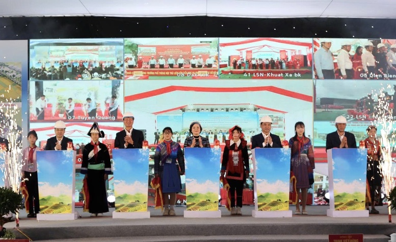 TỔNG THUẬT: Khởi công xây dựng các trường phổ thông nội trú tại các xã biên giới đất liền- Ảnh 27.