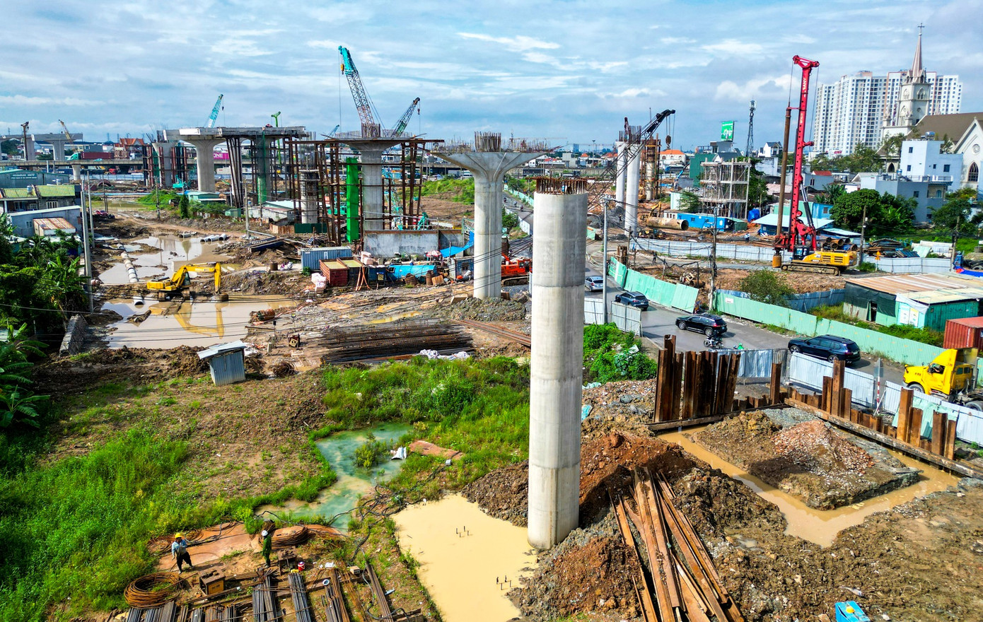 Nút giao nghìn tỷ phức tạp nhất Vành đai 3 trước ngày thông xe kỹ thuật- Ảnh 12.