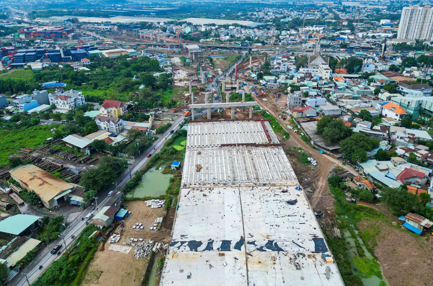 Nút giao nghìn tỷ phức tạp nhất Vành đai 3 trước ngày thông xe kỹ thuật- Ảnh 13.