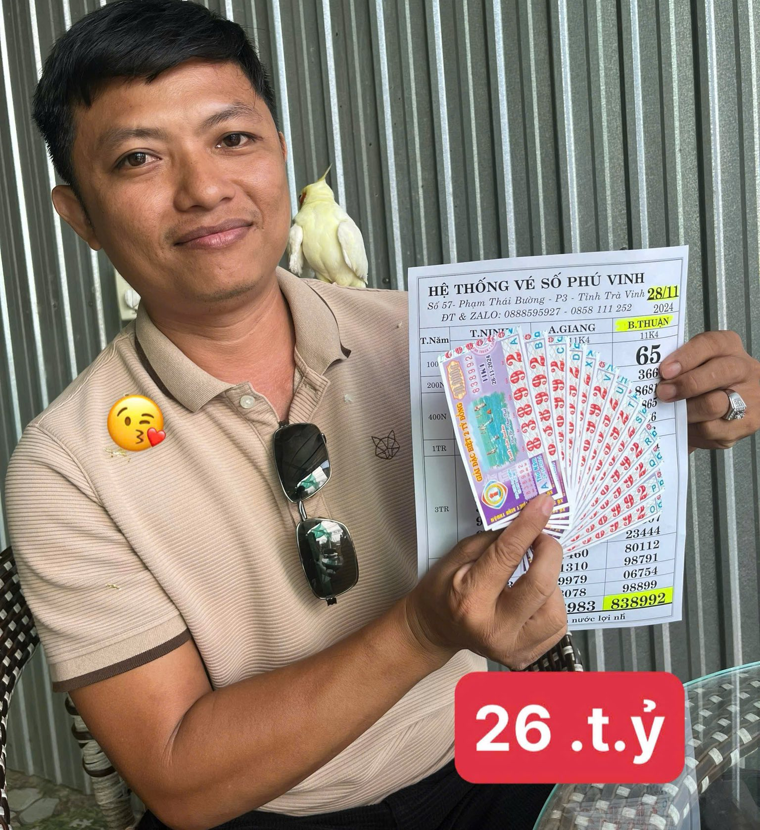 Xổ số miền Nam: Sự trùng hợp kỳ lạ của giải độc đắc vé số Bình Thuận gây sốt mạng xã hội- Ảnh 1. Xổ số miền Nam: Sự trùng hợp kỳ lạ của giải độc đắc vé số Bình Thuận gây sốt mạng xã hội- Ảnh 1.