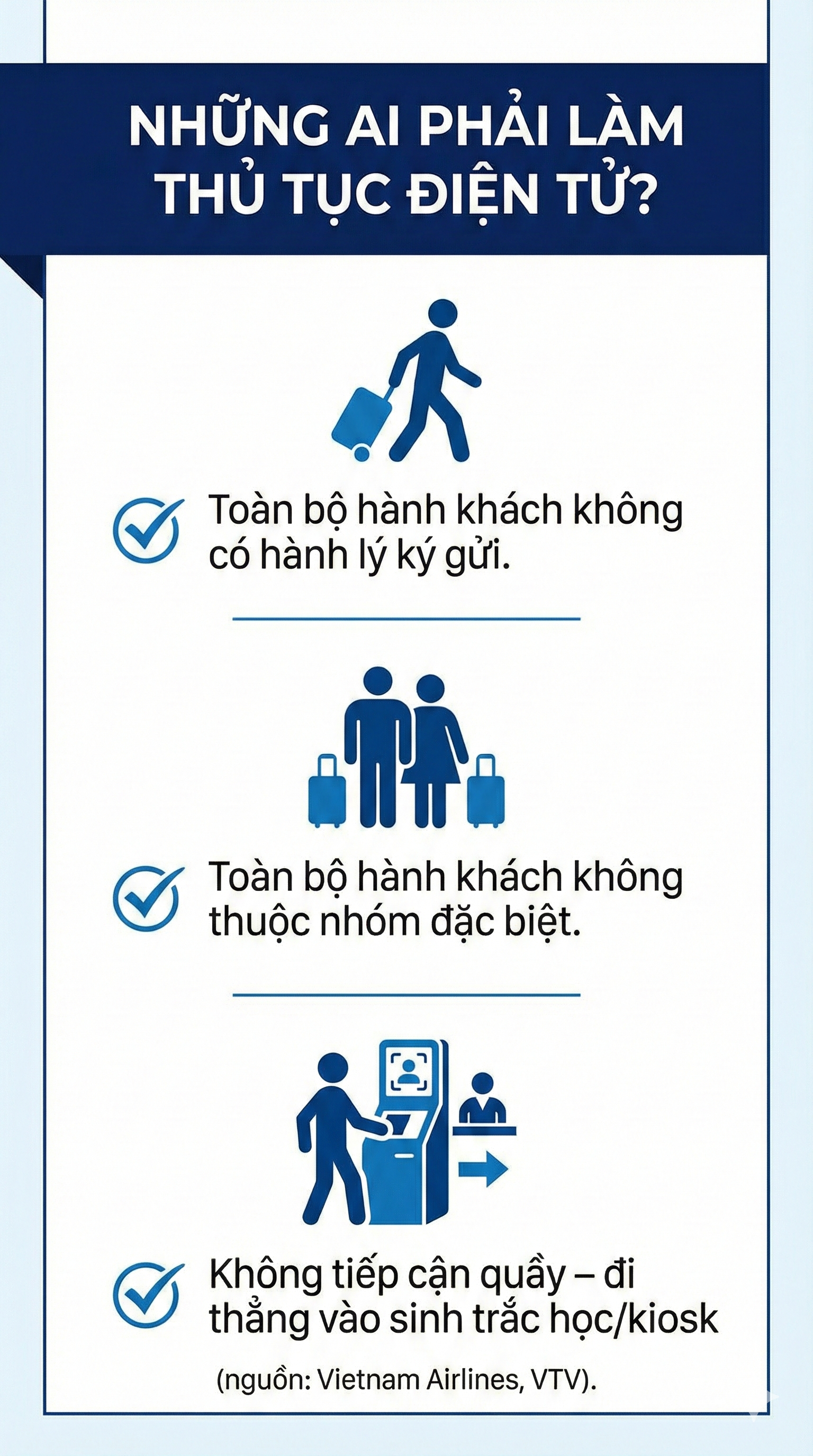 Không tới quầy, người không có hành lý ký gửi, không thuộc nhóm đặc biệt, sẽ check-in vé máy bay thế nào?- Ảnh 3.