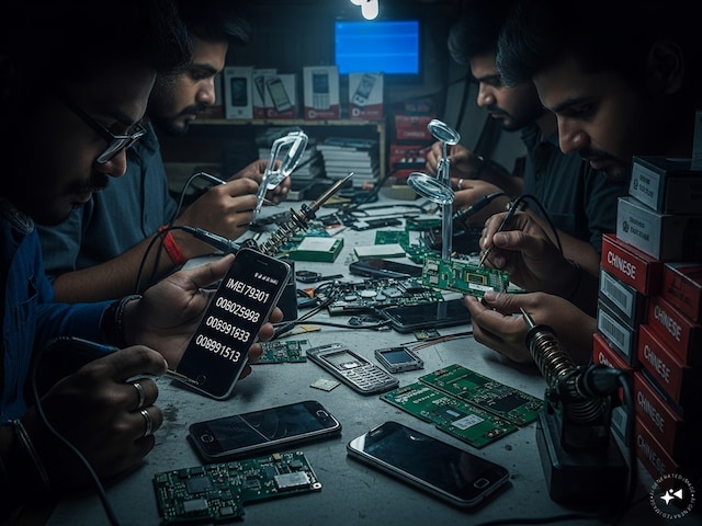 Nhận tin mật rồi đột kích một ngôi nhà, công an Ấn Độ triệt phá đường dây sản xuất điện thoại giả suốt 2 năm, tịch thu hơn 1.800 chiếc cùng phần mềm gian lận số IMEI- Ảnh 1.