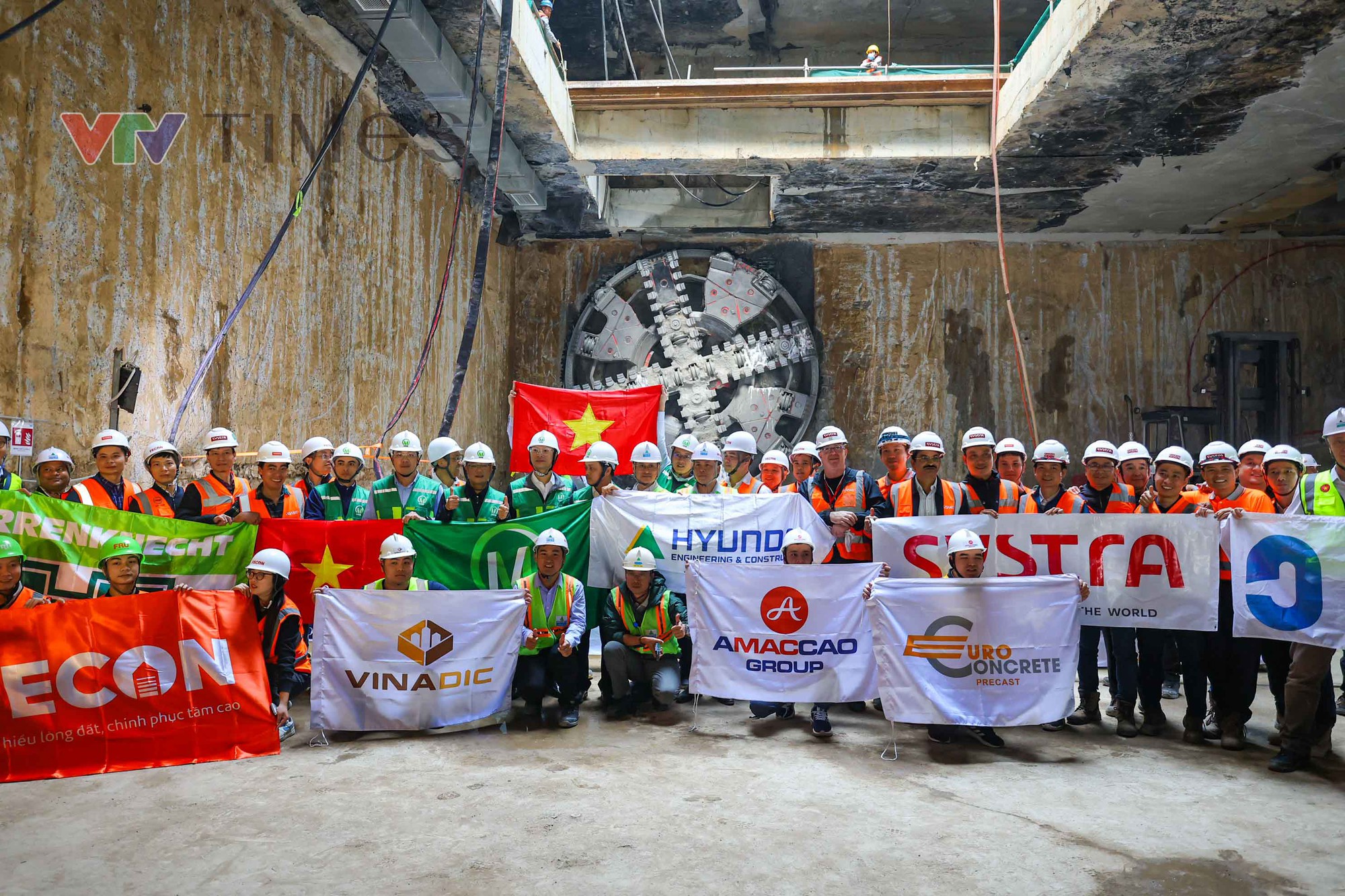 Máy đào hầm "Thần Tốc" về đích, hoàn thành khoan 4 ga ngầm tuyến Metro Nhổn - ga Hà Nội- Ảnh 6.