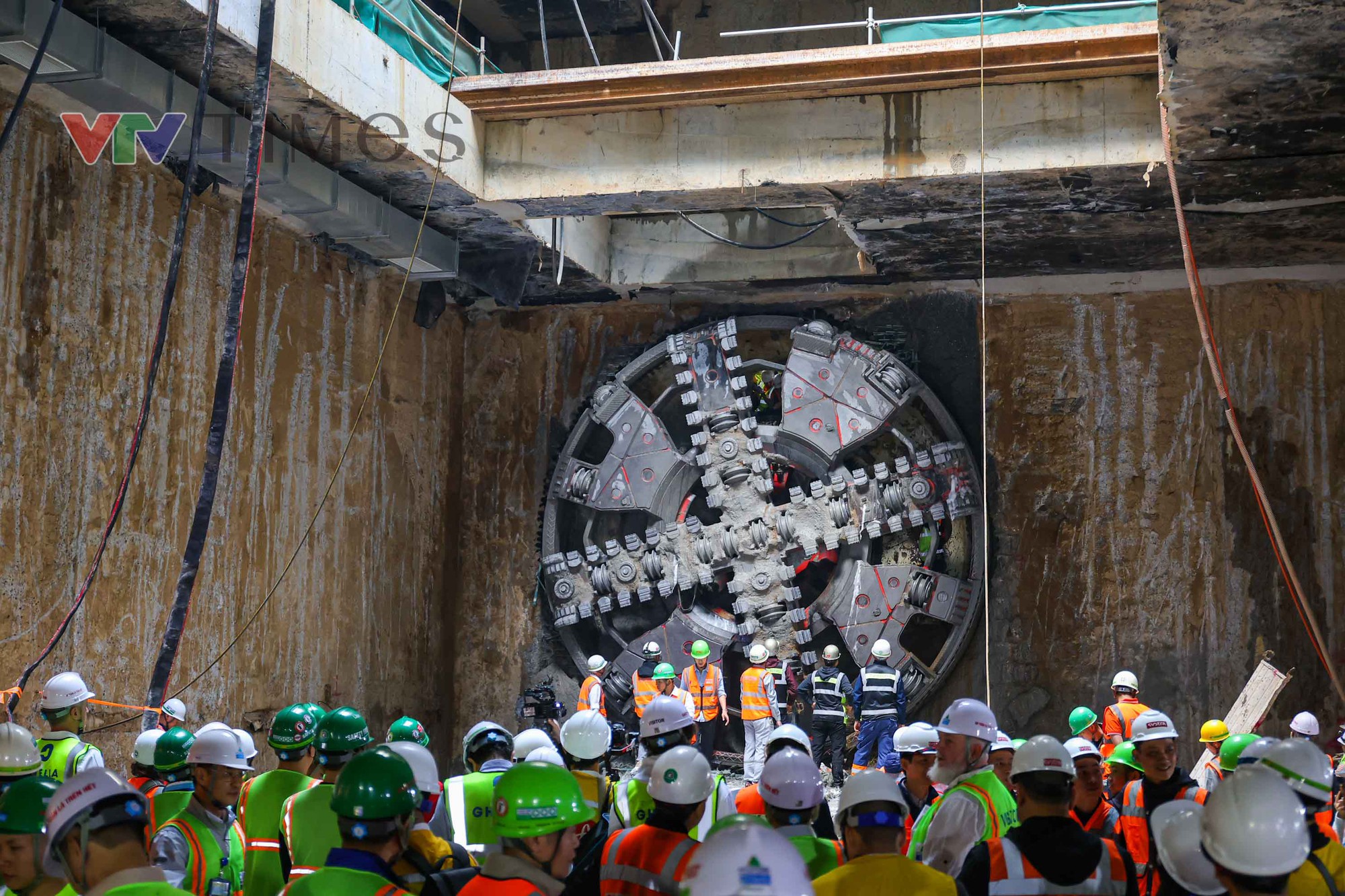 Máy đào hầm "Thần Tốc" về đích, hoàn thành khoan 4 ga ngầm tuyến Metro Nhổn - ga Hà Nội- Ảnh 11.