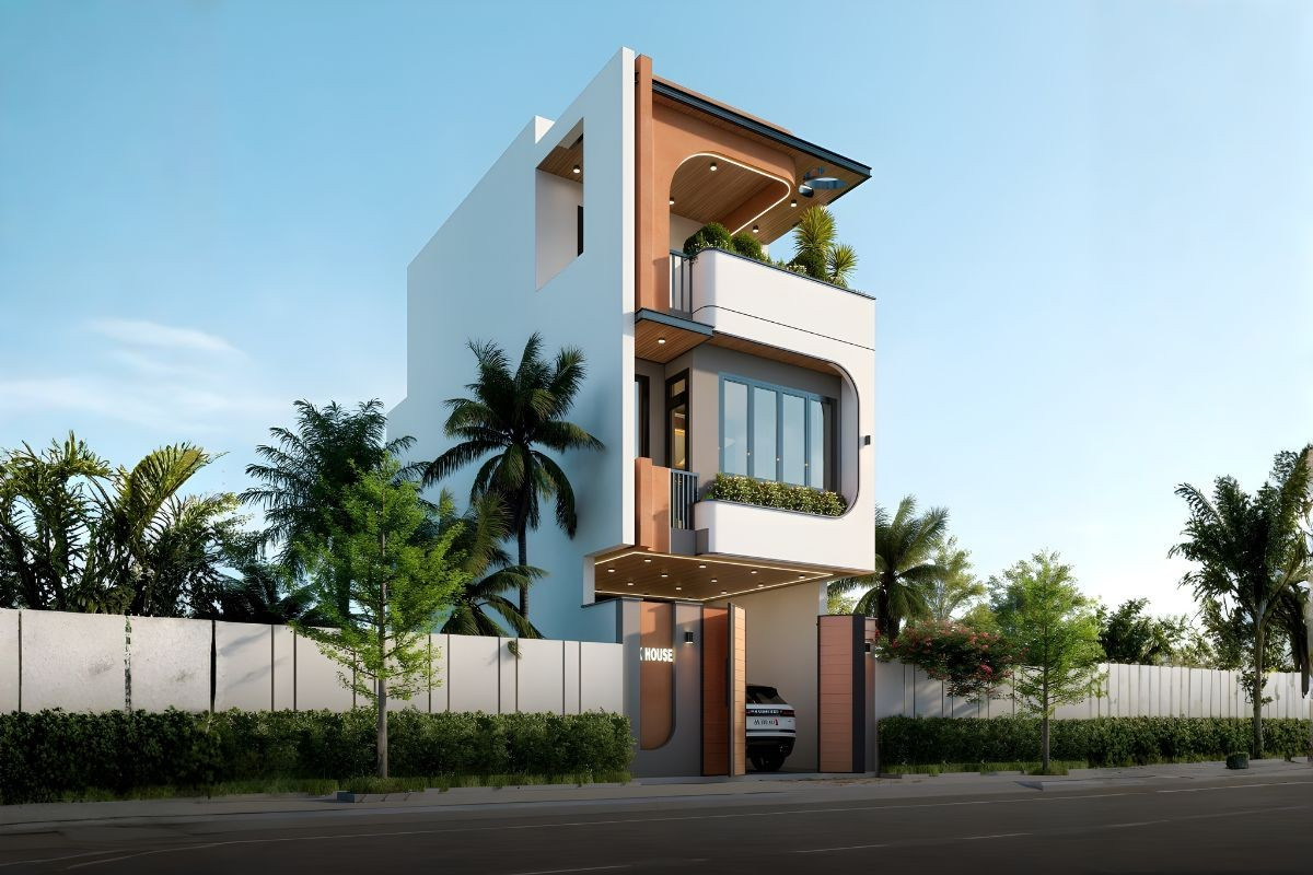 10 ý tưởng thiết kế mặt tiền nhà phố vừa đẹp vừa thoáng sáng- Ảnh 14.