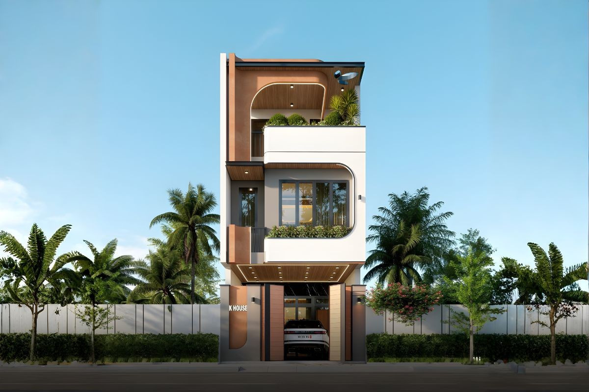 10 ý tưởng thiết kế mặt tiền nhà phố vừa đẹp vừa thoáng sáng- Ảnh 15.