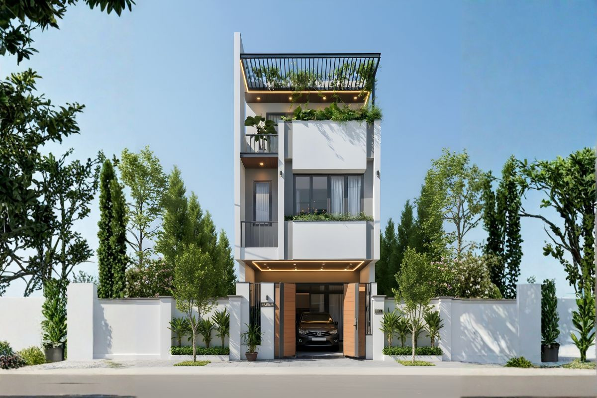 10 ý tưởng thiết kế mặt tiền nhà phố vừa đẹp vừa thoáng sáng- Ảnh 20.