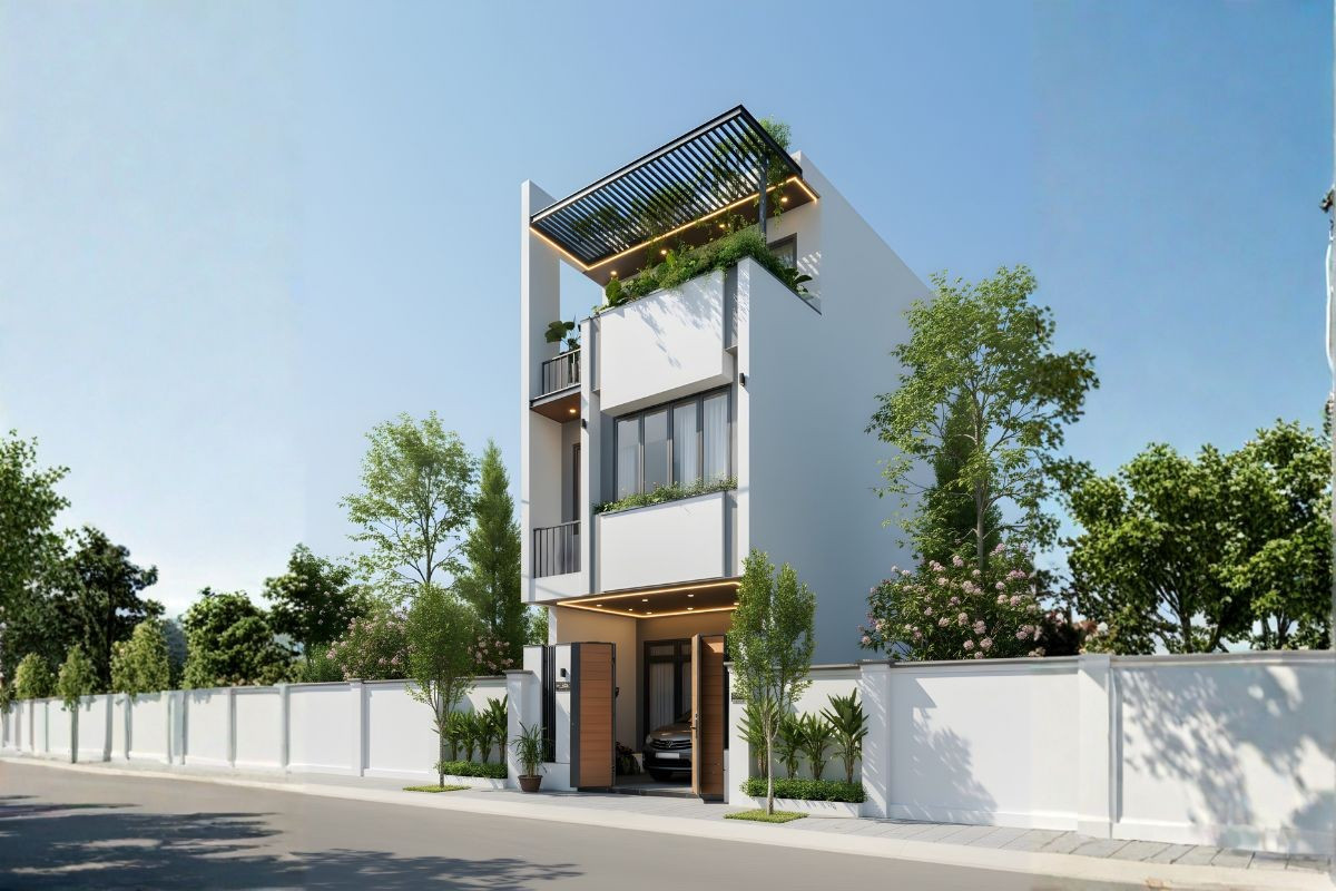 10 ý tưởng thiết kế mặt tiền nhà phố vừa đẹp vừa thoáng sáng- Ảnh 21.