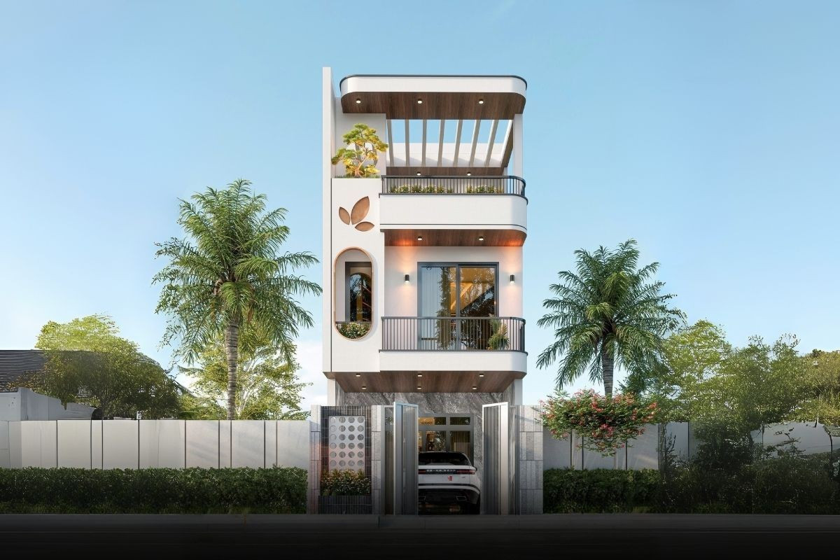 10 ý tưởng thiết kế mặt tiền nhà phố vừa đẹp vừa thoáng sáng- Ảnh 22.