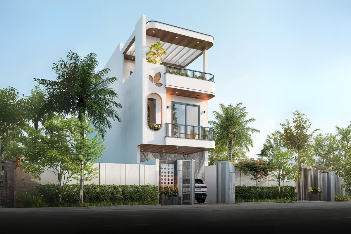 10 ý tưởng thiết kế mặt tiền nhà phố vừa đẹp vừa thoáng sáng- Ảnh 24.