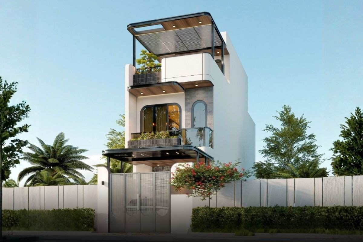 10 ý tưởng thiết kế mặt tiền nhà phố vừa đẹp vừa thoáng sáng- Ảnh 25.