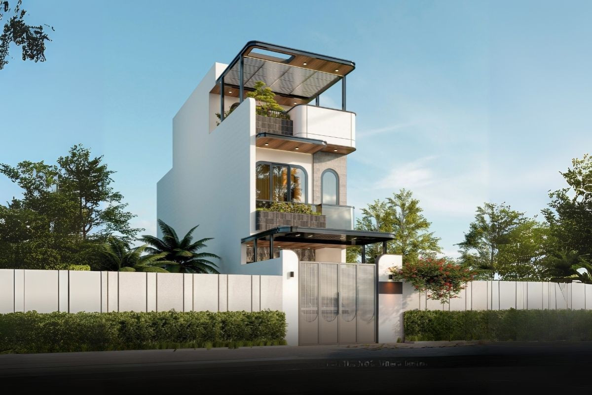 10 ý tưởng thiết kế mặt tiền nhà phố vừa đẹp vừa thoáng sáng- Ảnh 26.